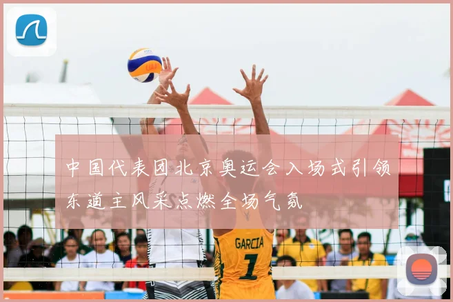 中国代表团北京奥运会入场式引领东道主风采点燃全场气氛